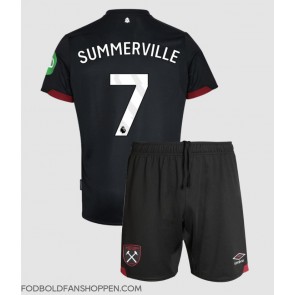 West Ham United Crysencio Summerville #7 Udebanetrøje Børn 2024-25 Kortærmet (+ Korte bukser)